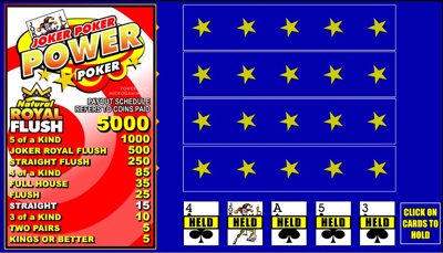 Microgaming Video Poker