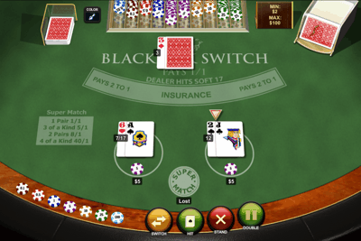 Playtech Blackjack Switch