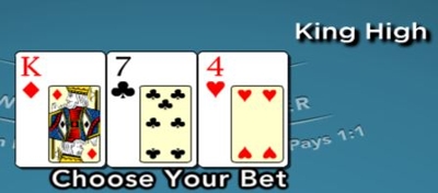 Three Card Poker King High