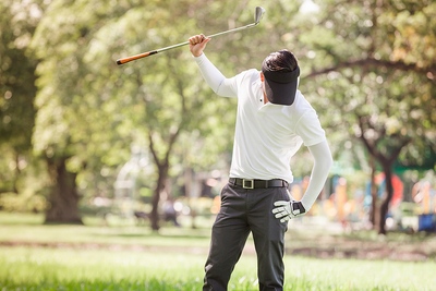 Angry Golfer