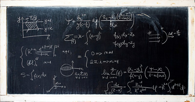 Maths Background Chalkboard