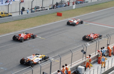 F1 Starting Grid