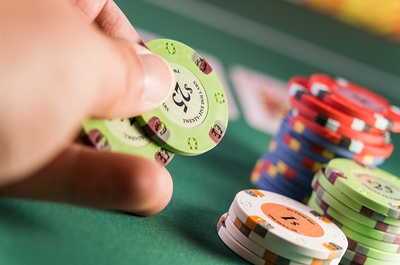 Betting Behind Casino Chips