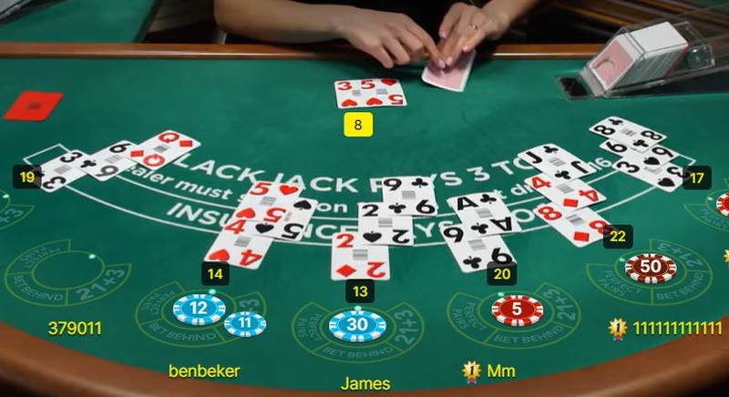 Betting Behind Players Online Blackjack