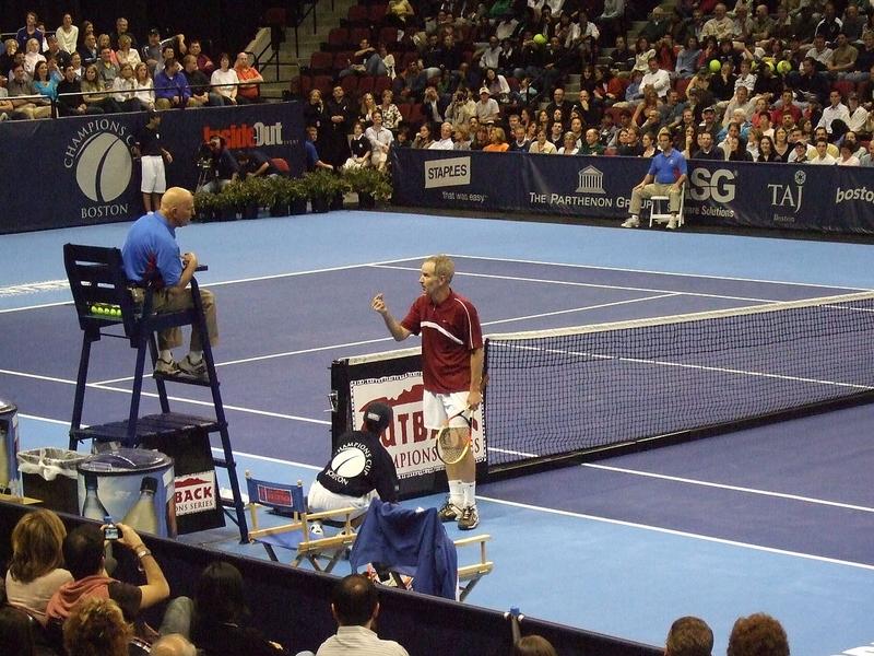 McEnroe Arguing with Umpire