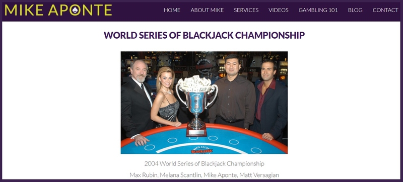 Mike Aponte World Series Blackjack