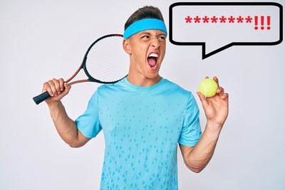 Tennis Player Swearing