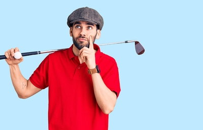 Golfer UNsure Thinking