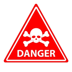 Danger Skull and Crossbones