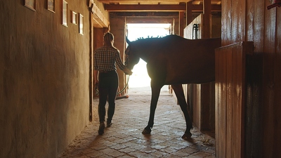 Horse in Stable