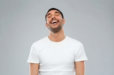 Man Laughing