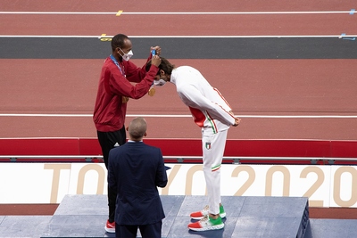 Mutaz Barshin and Gianmarco Tamberi Share Gold